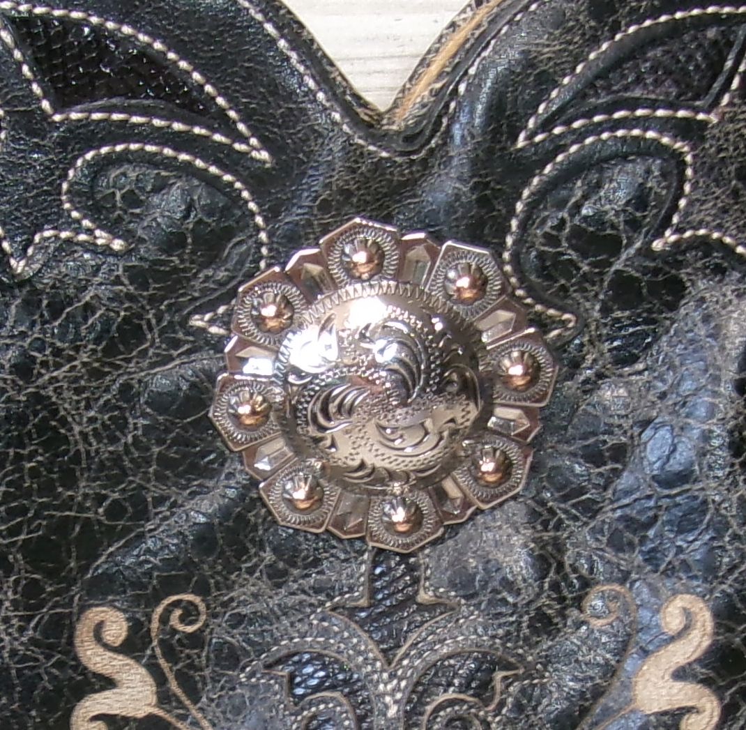 Double Cowboy Boot Purse with Fringe DB358